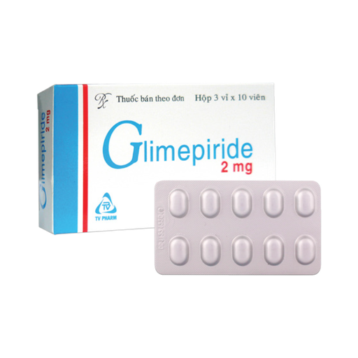 [4410] Viên nén Glimepiride 2mg V/10, H/30