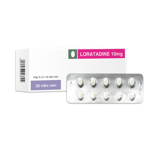 [4412] Viên nén Loratadine 10mg v/10,h/30