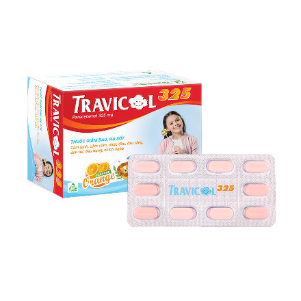 [4433] Viên nén Travicol 325mg V/10, H/100