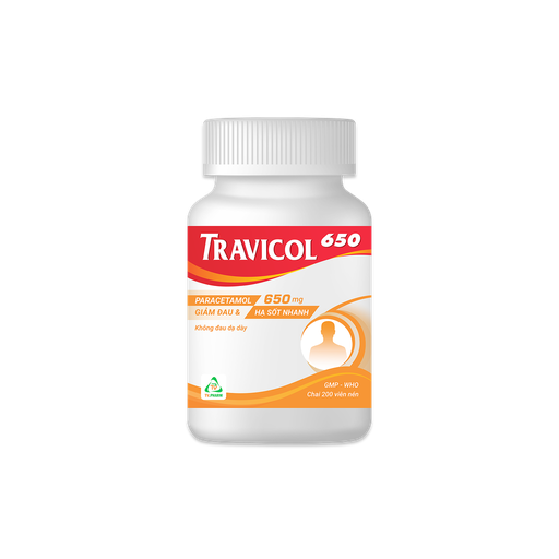 [4431] Viên nén Travicol 650mg C/200