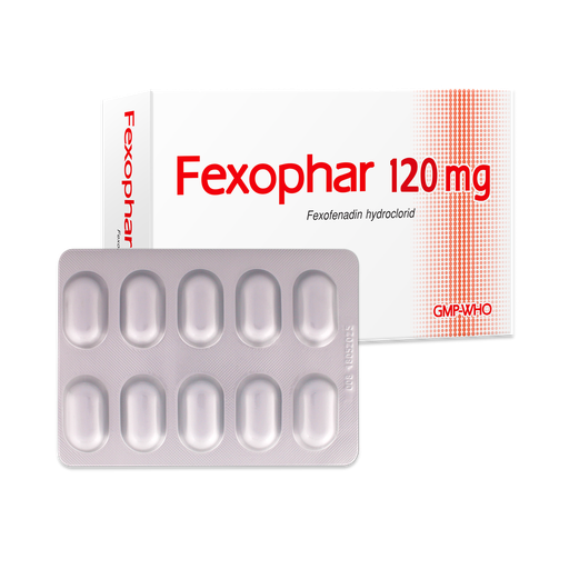 [4305] Viên bao phim Fexophar 120mg v/10, h/50