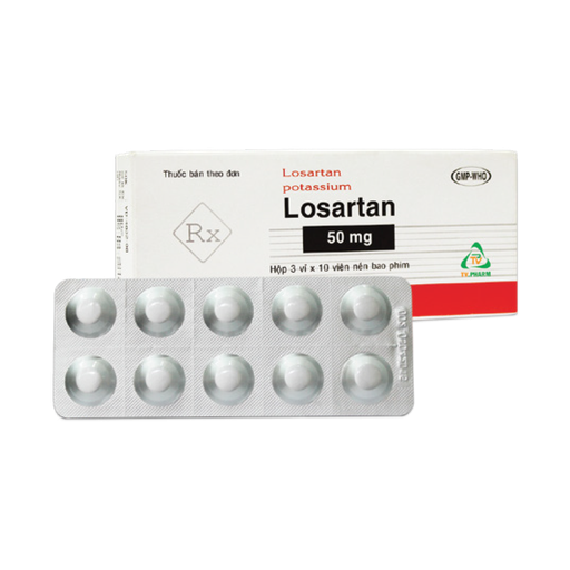 [4315] Viên bao phim Losartan 50mg v/10,h/30