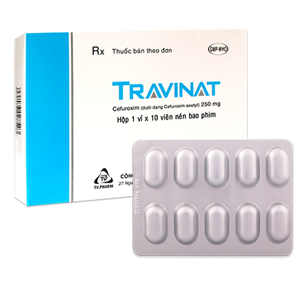 [4248] Viên bao phim Travinat  250mg v/10, H/10