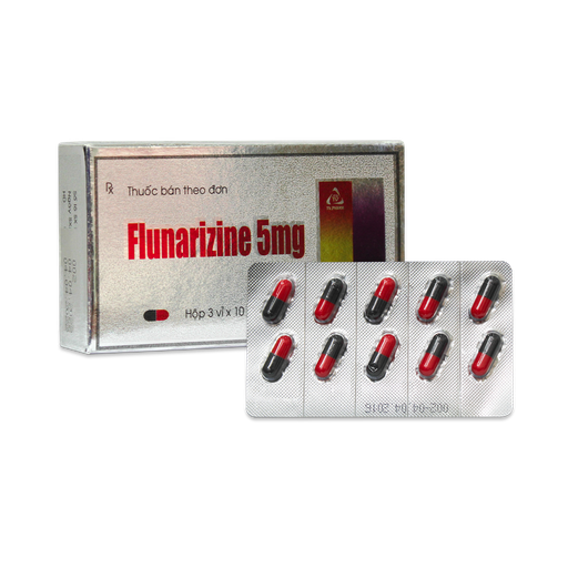 [4352] Viên nang cứng Flunarizine 5mg V/10,H/30