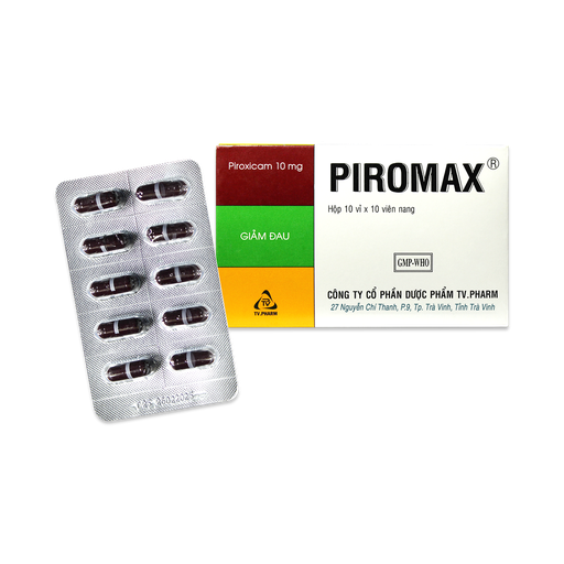 [4364] Viên nang cứng Piromax 10mg v/10, h/100