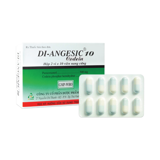 [4349] Viên nang cứng Di-Angesic Codein 10mg V/10, H/20