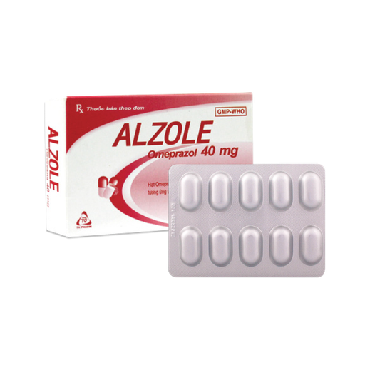 [4344] Viên nang cứng Alzole 40mg V/10,H/30