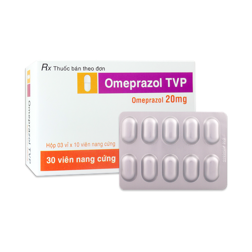 [4355] Viên nang cứng Omeprazol TVP V/10, H/30