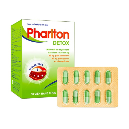 [28303] Viên nang cứng Phariton Detox V/10, H/60