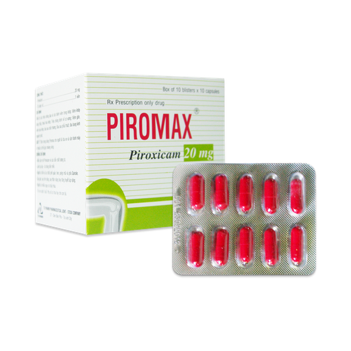 [4365] Viên nang cứng Piromax 20 mg v/10,h/100