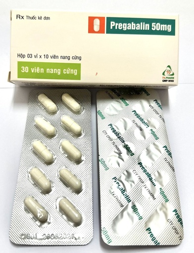 [28675] Viên nang cứng Pregabalin 50mg V/10, H30