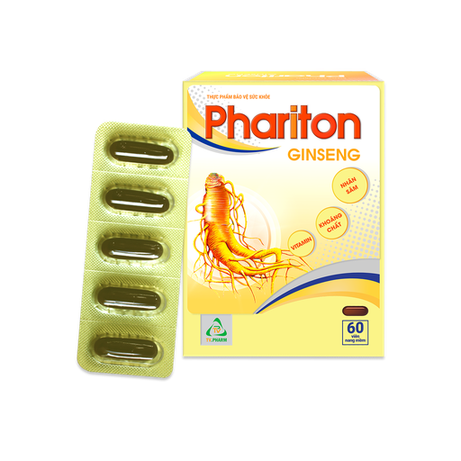 [4451] Viên nang mềm Phariton Ginseng V/5, H/60